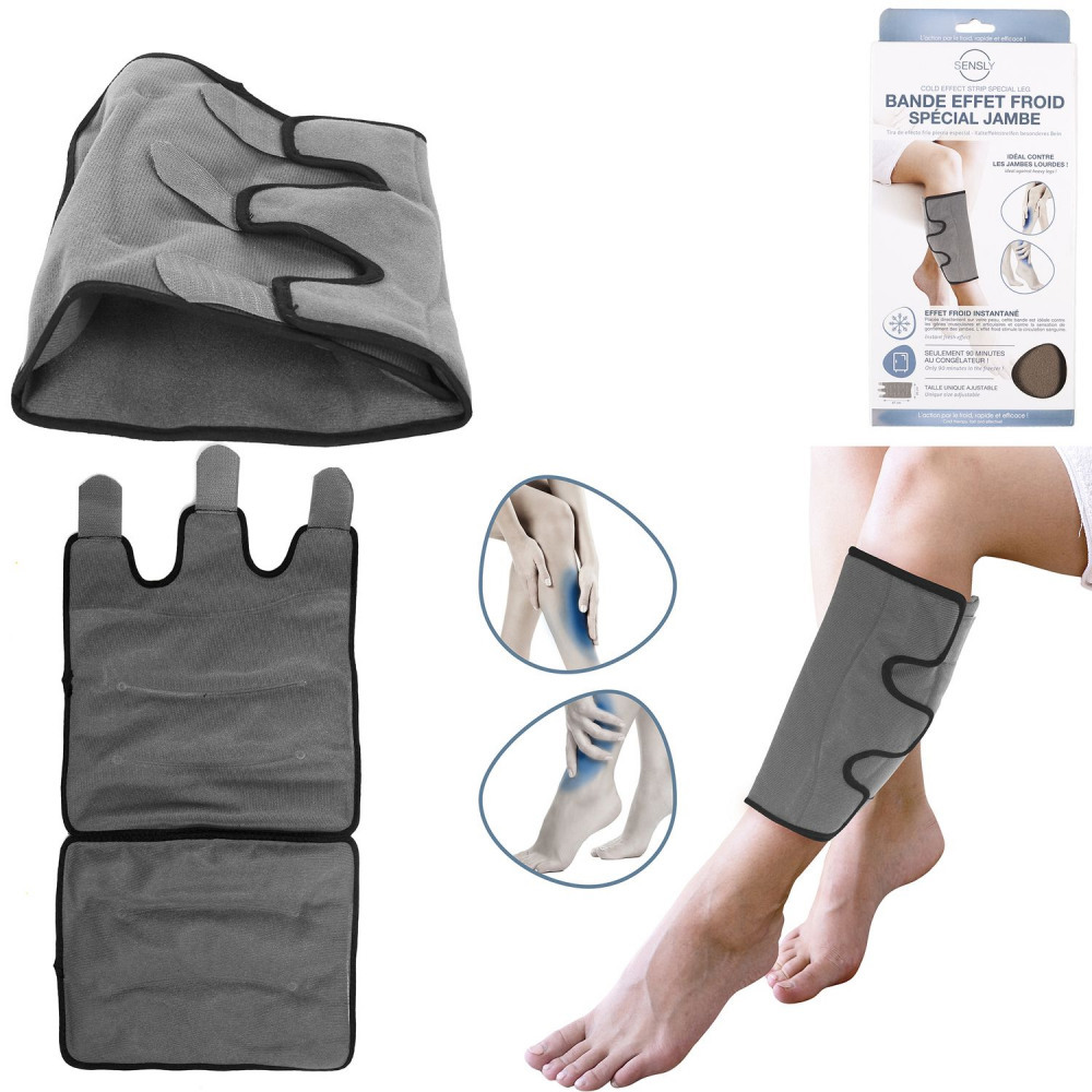 skvělá chladící gelová bandáž na lýtko